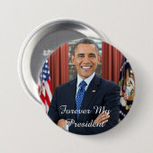 Support-Button für meinen Präsidenten Barack Obama Button (Vorne & Hinten)