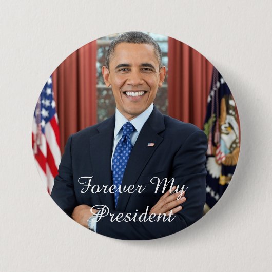 Support-Button für meinen Präsidenten Barack Obama Button (Vorderseite)