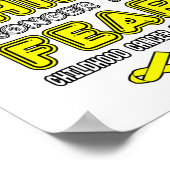 Support Childhood Cancer Awareness 3 Poster (Ecke)