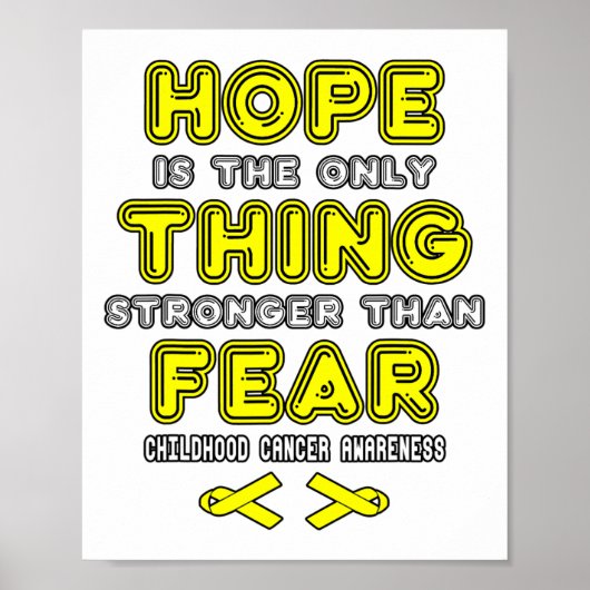 Support Childhood Cancer Awareness 3 Poster (Vorne)