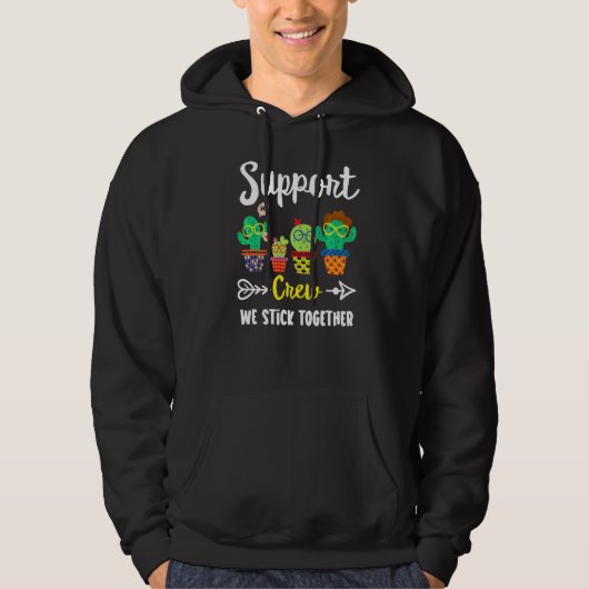 Support Crew School Cactus Team Support Lehrer T Hoodie (Vorderseite)
