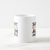 Support Differenzen Autismus Awareness Coffee Tass Kaffeetasse (Mittel)