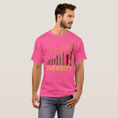 Support Diversity Gun Bullets Funny T-Shirt (Vorne ganz)