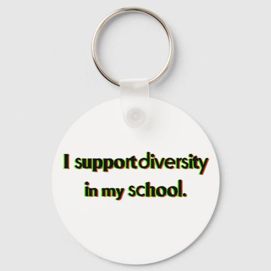 Support-Diversity in meinem Schlüsselanhänger (Vorderseite)