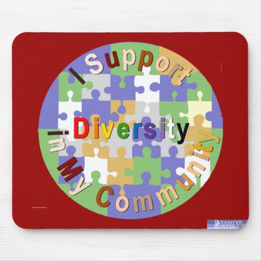 Support-Diversity in My Workplace Mousepad (Vorne)