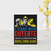 Support Duterte - Stand mit Duterte gegen ICC C Karte (Gelbe Blume)
