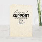 Support for someone with Fibromyalgia Karte (Rückseite)