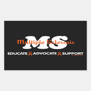 Support für Advocate erstellen ...MS Rechteckiger Aufkleber