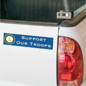 Support für unsere Truppenschleife Autoaufkleber (Auf Lkw)