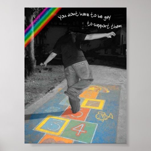 Support Gay Poster (Vorne)