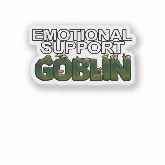 Support Goblin Classic Aufkleber (Vorderseite)