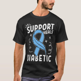 Support Heals Diabetic T-Shirt