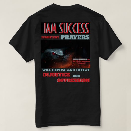 SUPPORT HIM T-Shirt (Design Rückseite)