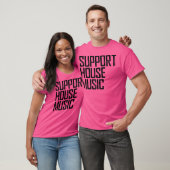 Support House Music - Edm Rave Dj Geschenk T-Shirt (Unisex)