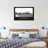 Support: Inspiration Zitat Leinwanddruck (Insitu (Schlafzimmer))