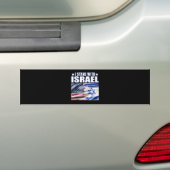 Support Israel I Stand with Israel  Autoaufkleber (Auf Auto)