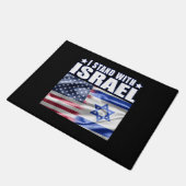 Support Israel I Stand with Israel  Fußmatte (Schrägansicht)