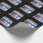 Support Israel I Stand with Israel Geschenkpapier (Ecke)
