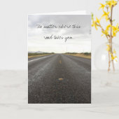 Support-Karte für die Einzelstraße Karte (Gelbe Blume)