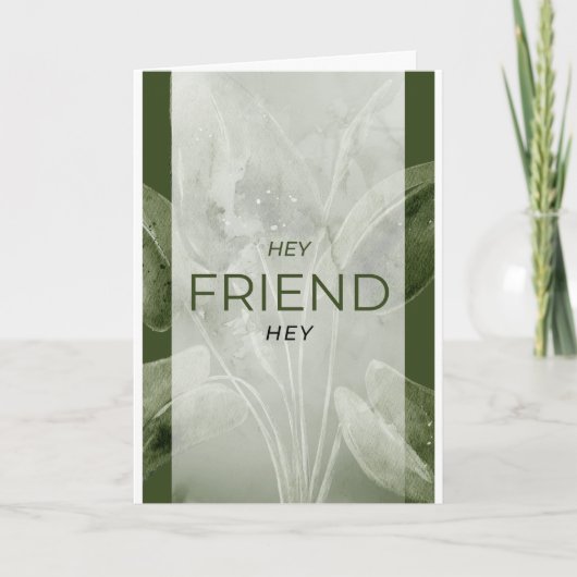 Support-Karte für die Manifestation eines Freundes Karte (Vorderseite)