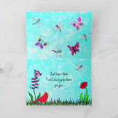 Support-Karte für Freunde oder Schwestern Karte (Innenseite)