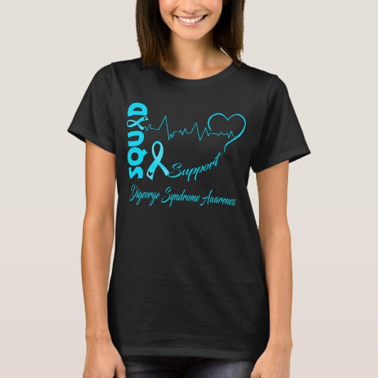 Support-KOPF-DIGEORGE-SYNDROM-BEWUSSTSEIN T-Shirt (Vorderseite)