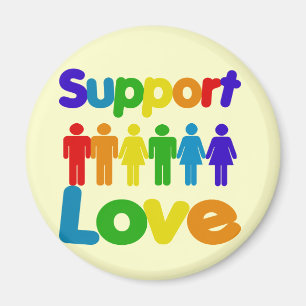 Support-Liebe Magnet