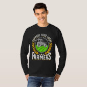 Support Local   Farmer Retro Farming Men Women Far T-Shirt (Vorne ganz)