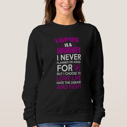 Support Lupus Awareness Premium Sweatshirt (Vorderseite)