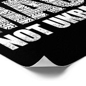 Support Maui Not Ukraine  Poster (Ecke)