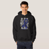 Support Myositis Warrior Cute Family Disease Aware Hoodie (Vorne ganz)