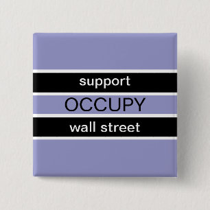 SUPPORT-OCCUPY WALL STREET BUTTON