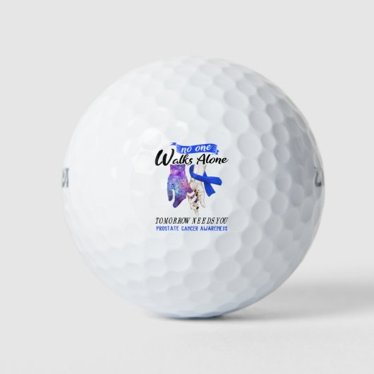 Support Prostate Cancer Awareness Ribbon Gifts Golfball (Vorderseite)