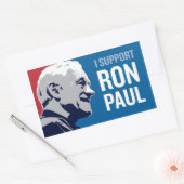 Support Ron Paul Rechteckiger Aufkleber (Umschlag)