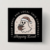 Support-Shop kleine lokale Weihnachtsgeschenk Button (Vorderseite)