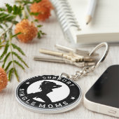 Support-Single-Mama Schlüsselanhänger (Vorderseite rechts)