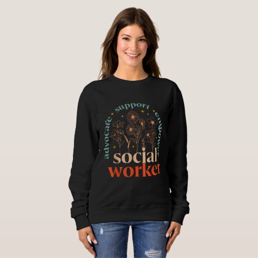 Support social worker sweatshirt (Vorne ganz)