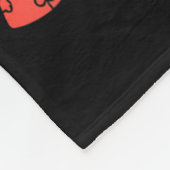 Support Squad Autism Awareness Ribbon Fleecedecke (Ecke)