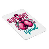 Support Squad Brustkrebs-Sensibilisierungskiste Magnet (Rechte Seite)
