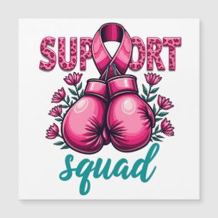 Support Squad Brustkrebs-Sensibilisierungskiste Magnetkarte