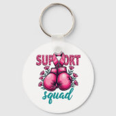 Support Squad Brustkrebs-Sensibilisierungskiste Schlüsselanhänger (Vorderseite)