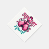 Support Squad Brustkrebs-Sensibilisierungskiste Serviette (Ecke)