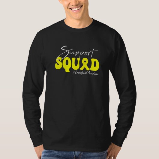 Support Squad Craniofacial Acceptance Awareness Ye T-Shirt (Vorderseite)