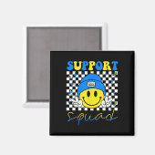 Support Squad Down Syndrome Awareness Day Groovy Magnet (Vorderseite/Rückseite)