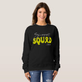 Support Squad Endometriosis Awareness Yellow Ribbo Sweatshirt (Vorne ganz)