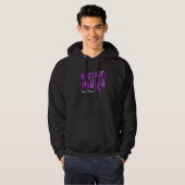 Support Squad Epilepsy Awareness Purple Ribbon 2 Hoodie (Vorne ganz)