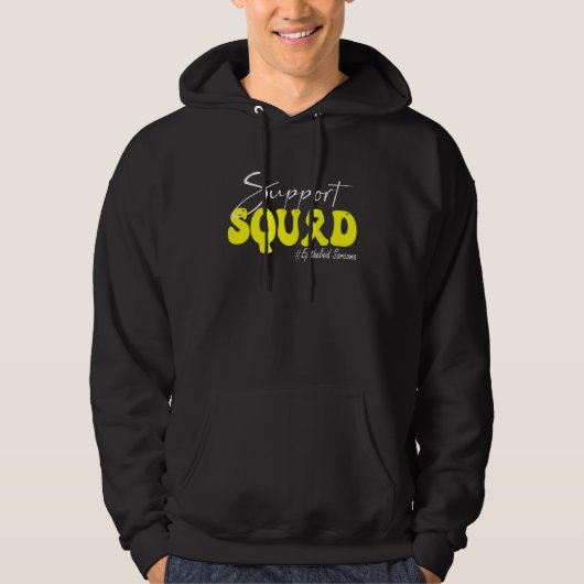Support Squad Epithelioid Sarcoma Awareness Yellow Hoodie (Vorderseite)