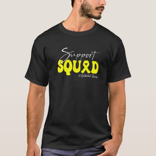 Support Squad Epithelioid Sarcoma Awareness Yellow T-Shirt (Vorderseite)