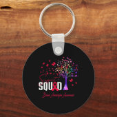 Support Squad For Brain Aneurysm Awareness Schlüsselanhänger (Vorderseite)