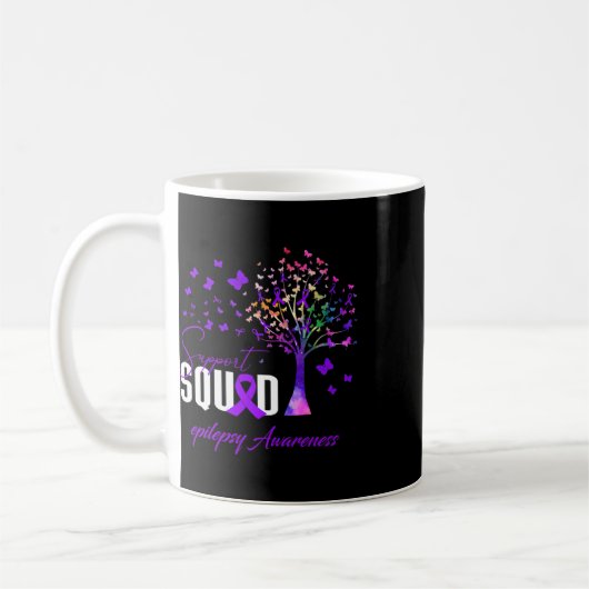 Support Squad For Epilepsy Awareness  Kaffeetasse (Links)